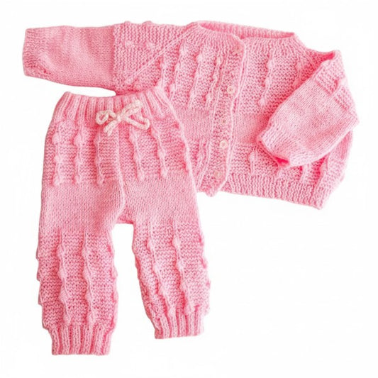 Conjunto Tejido Rosa Marca Otra 0-3 M Estado Tiki taka