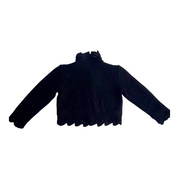 Chaleco Tejido Negro Marca Otra 12-18 M Estado Casi tiki