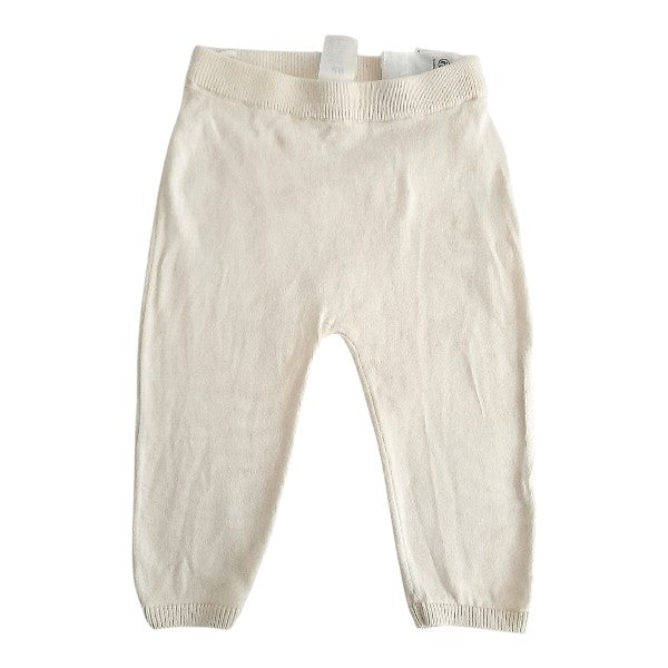 Calza Algodón Crema Marca H&M 9 M Estado Casi tiki