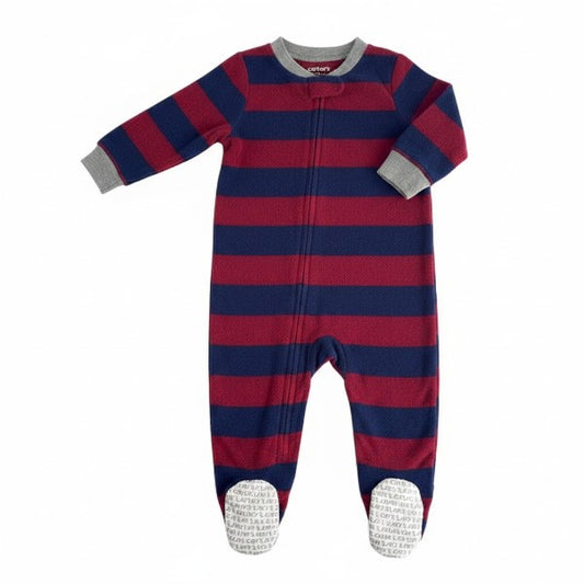 Pijama Micropolar Multicolor Marca Carter's 12 M Estado Casi tiki