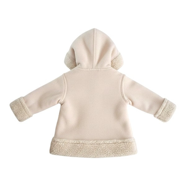 Abrigo forrado polar Crema Marca Limonada 0-3 M Estado Tiki taka