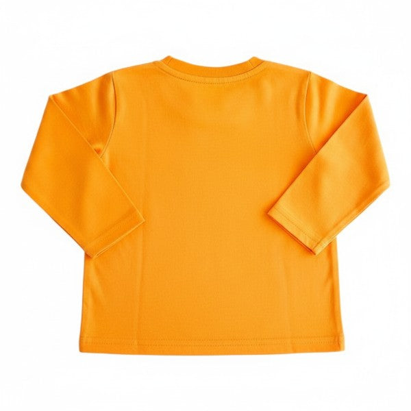 Polera manga larga Algodón Naranja Marca Pillin 12 M Estado Tiki taka