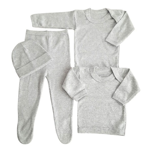 Conjunto Algodón Gris Marca Otra Recién Nacido Estado Casi tiki