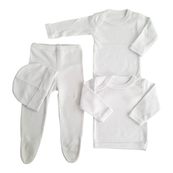 Conjunto Algodón Blanco Marca Otra Recién Nacido Estado Casi tiki