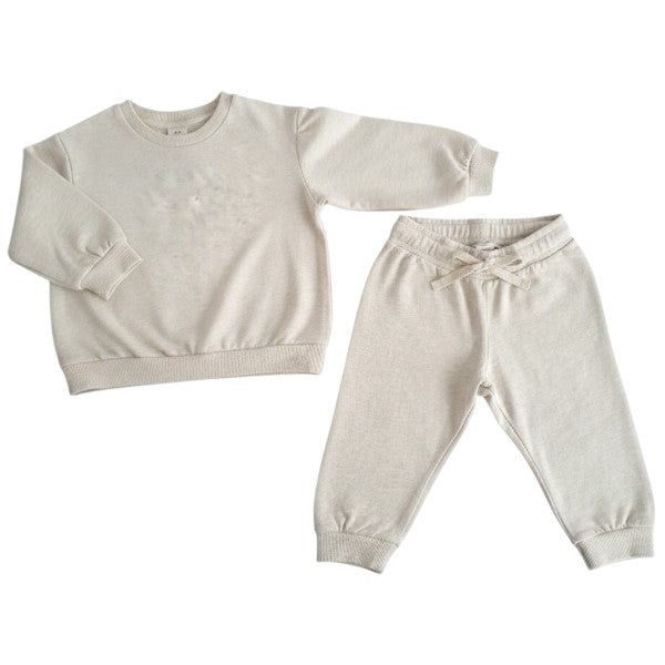 Conjunto Algodón Gris Marca H&M 9 M Estado Casi tiki
