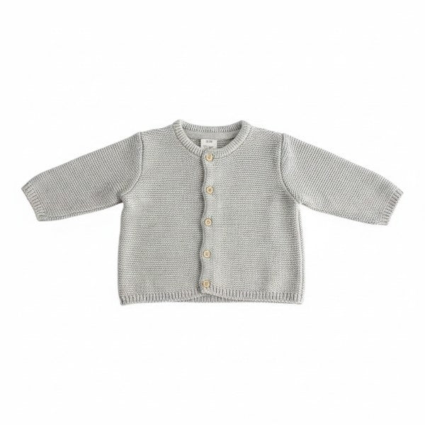 Chaleco Tejido Gris Marca H&M Recién Nacido Estado Casi tiki