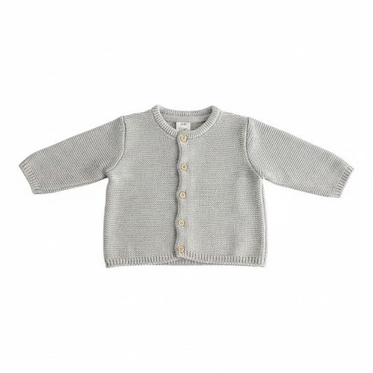 Chaleco Tejido Gris Marca H&M Recién Nacido Estado Casi tiki