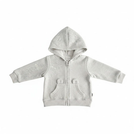 Polerón Algodón Gris Marca Baby by Little Topsis 3-6 M Estado Casi tiki