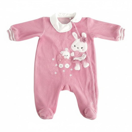 Osito Micropolar Lila Marca Limonada 0-3 M Estado Casi tiki
