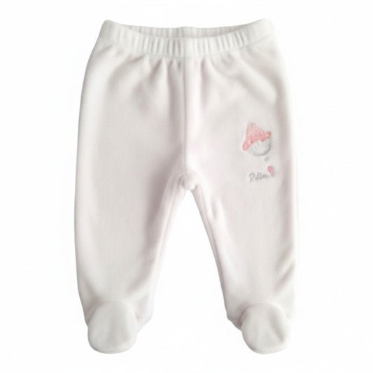 Panty Micropolar Blanco Marca Pillin 0-3 M Estado Casi tiki