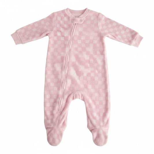 Pijama Micropolar Rosa Marca Limonada 6 M Estado Casi tiki