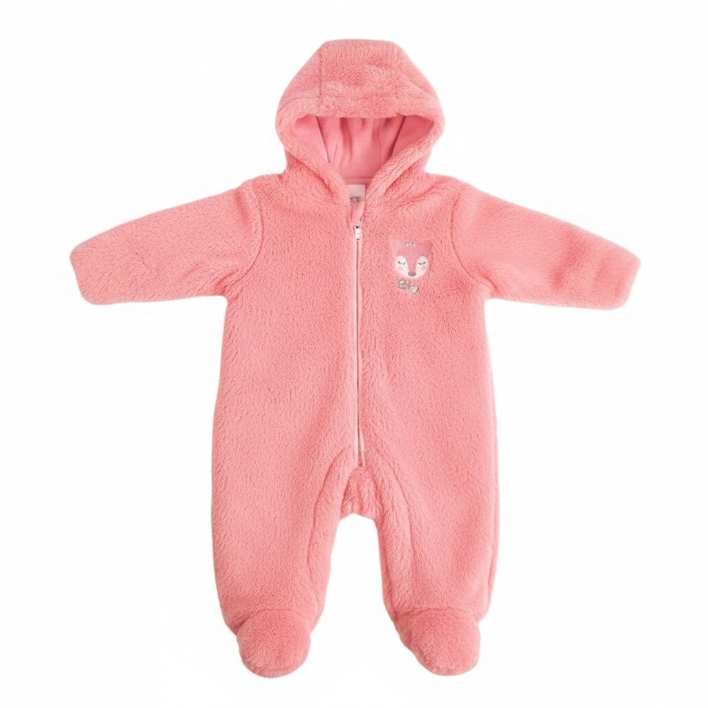Osito peludo Polar Fucsia Marca Pillin 0-3 M Estado Casi tiki