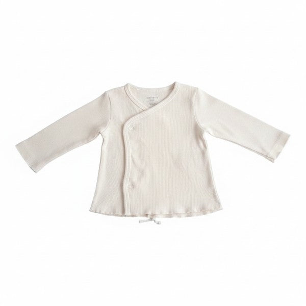 Camiseta Algodón Blanco Marca Carter's 6 M Estado Casi tiki
