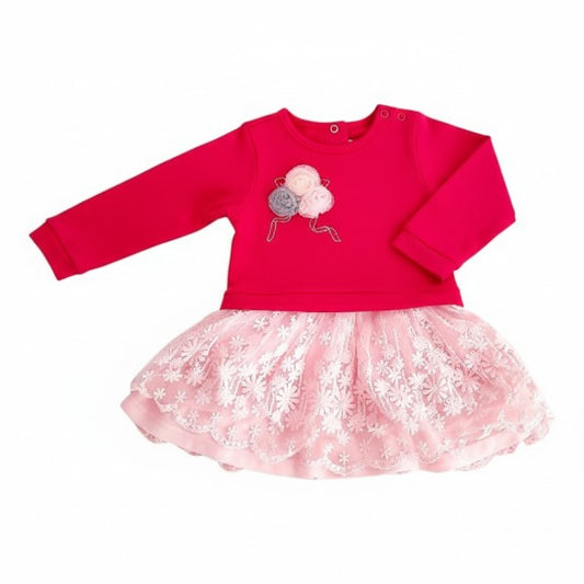 Vestido Encaje Multicolor Marca Otra 18 M Estado Casi tiki