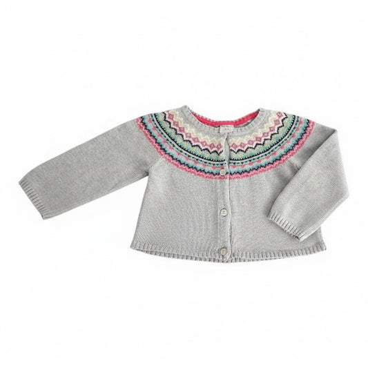 Chaleco Tejido Multicolor Marca Carter's 12 M Estado Casi tiki