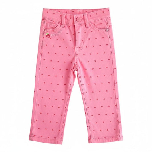 Pantalón Mezclilla Rosa Marca Otra 6-9 M Estado Casi tiki