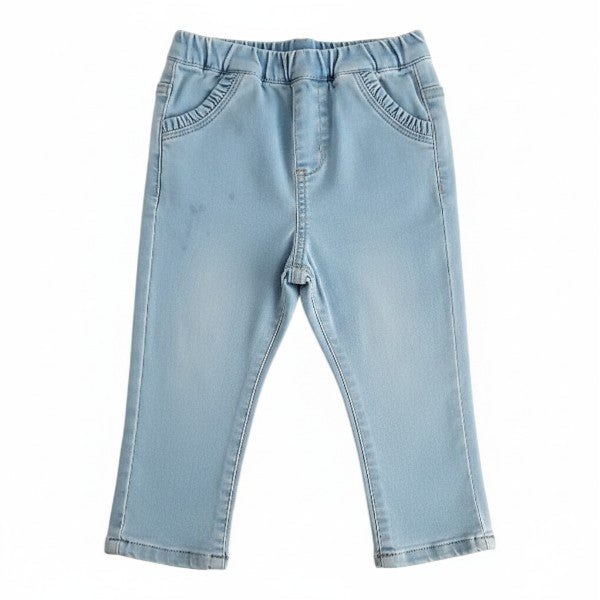 Pantalón Mezclilla Celeste Marca Boulevard 12 M Estado Casi tiki