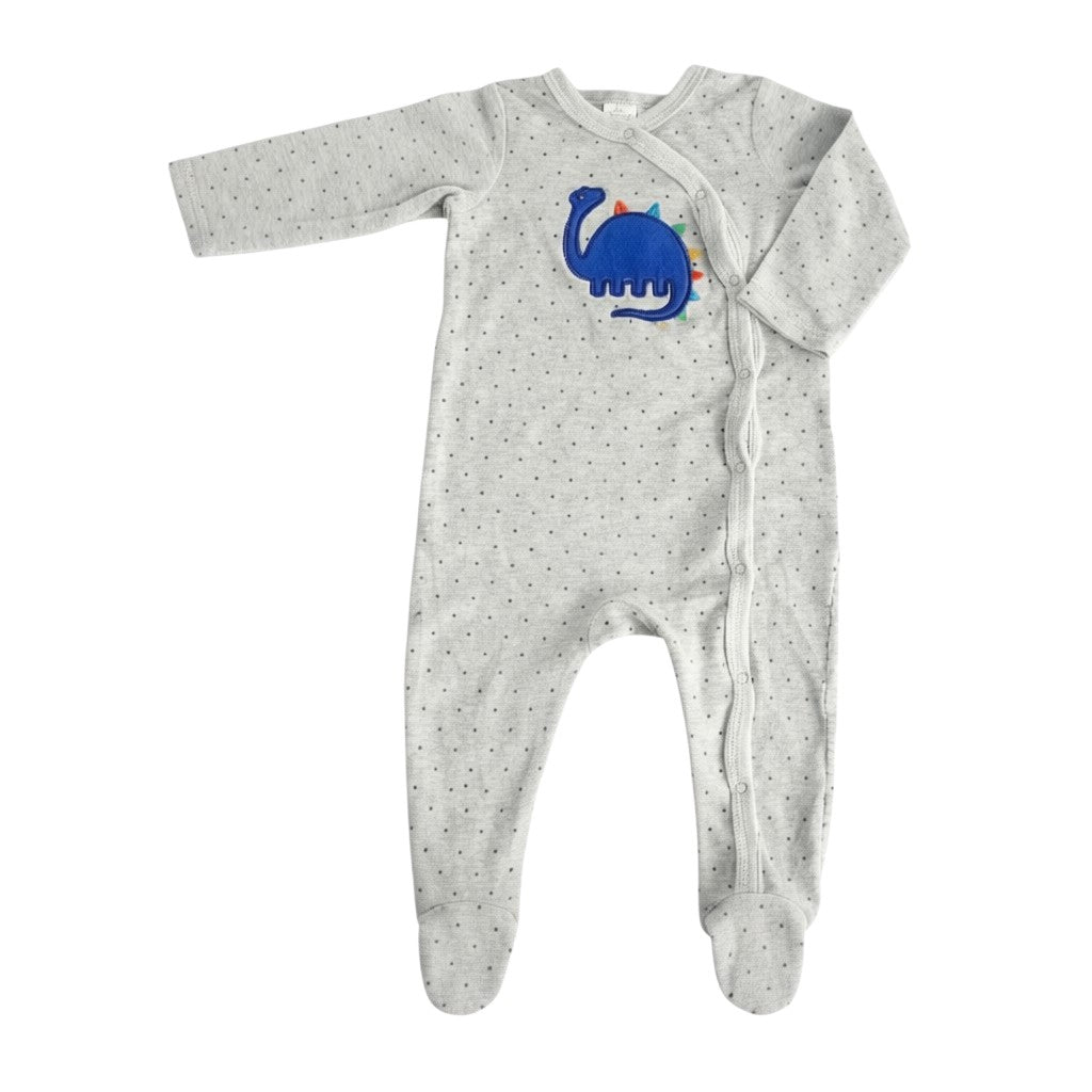 Osito Micropolar Gris Marca Baby harvest 9-12 M Estado Casi tiki