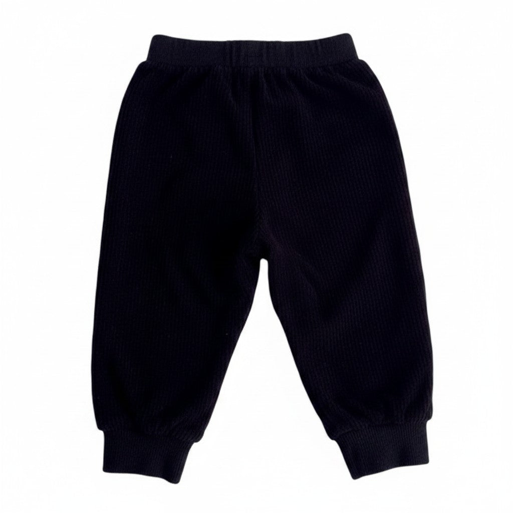 Buzo  Cotelé Negro Marca Shein 9-12 M Estado Casi tiki