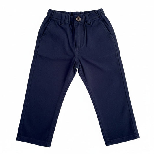 Pantalón Gabardina Azul Marca Colloky 12-18 M Estado Casi tiki