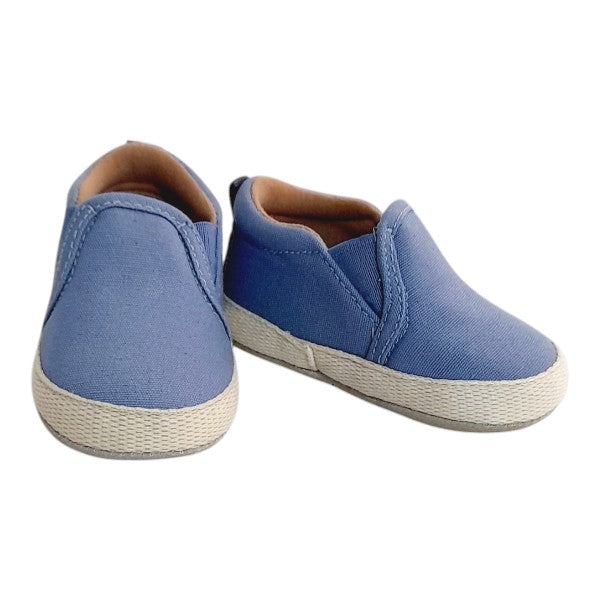 Zapatilla blanda Tela Celeste Marca Colloky 16 Estado Tiki taka