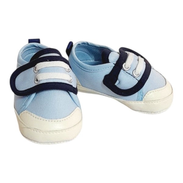 Zapatilla blanda Tela Celeste Marca Otra 15 Estado Casi tiki
