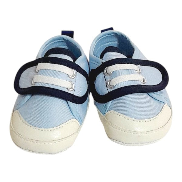 Zapatilla blanda Tela Celeste Marca Otra 15 Estado Casi tiki