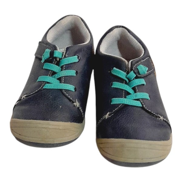 Zapato duro Cuerina Azul Marca Coniglio 24 Estado Casi tiki