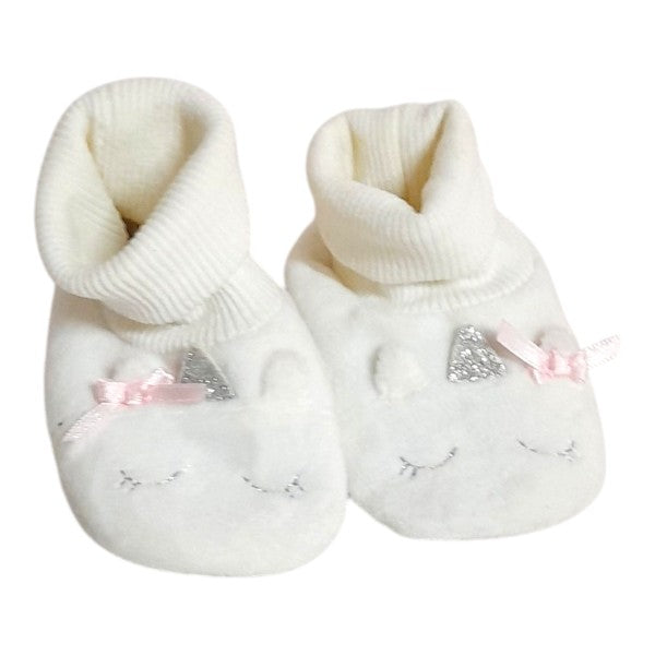Zapatilla blanda Micropolar Blanco Marca Ficcus 16 Estado Casi tiki