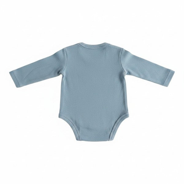 Body Algodón Celeste Marca Yamp! 3-6 M Estado Casi tiki