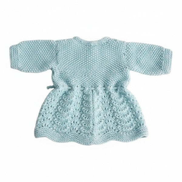 Vestido Tejido Celeste Marca Otra 0-3 M Estado Casi tiki