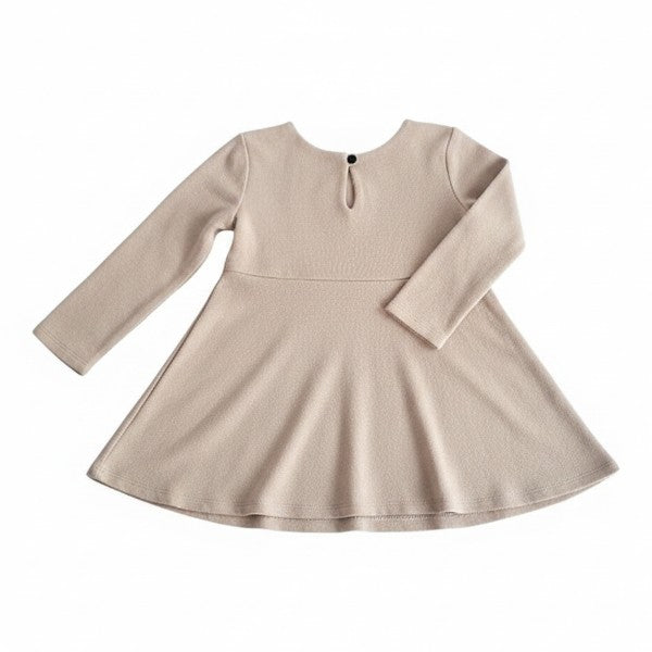 Vestido Algodón Crema Marca Otra 3 A Estado Casi tiki