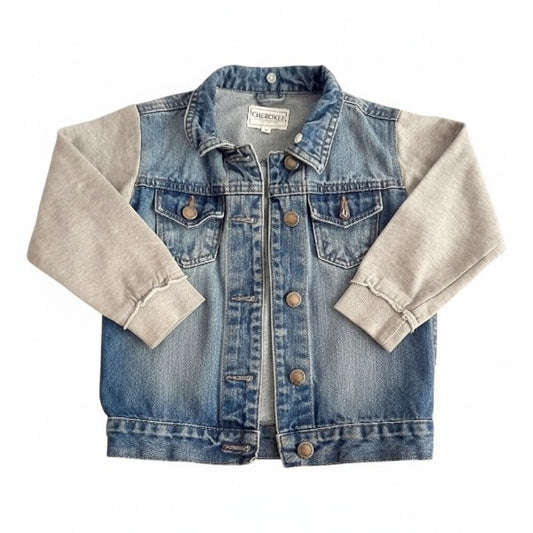 Chaqueta Mezclilla Multicolor Marca Cherokee 4 A Estado Casi tiki