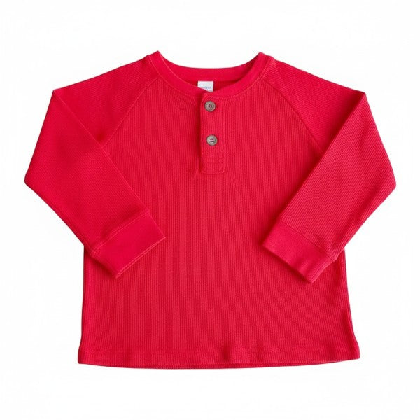 Polera manga larga Algodón Rojo Marca Garanimals 4 A Estado Casi tiki