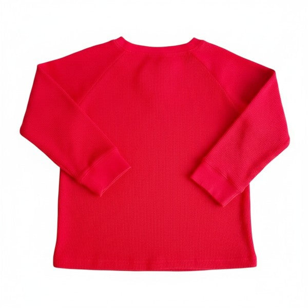 Polera manga larga Algodón Rojo Marca Garanimals 4 A Estado Casi tiki