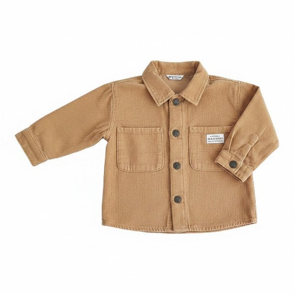Chaqueta Mezclilla Mostaza Marca Hym 12 M Estado Tiki taka