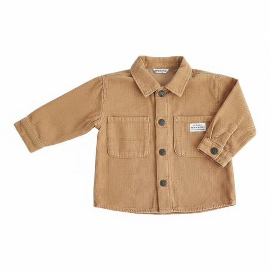 Chaqueta Mezclilla Mostaza Marca Hym 12 M Estado Tiki taka