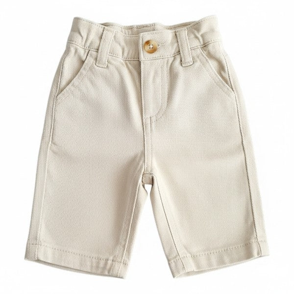 Pantalón Mezclilla Crema Marca Colloky 3-6 M Estado Casi tiki