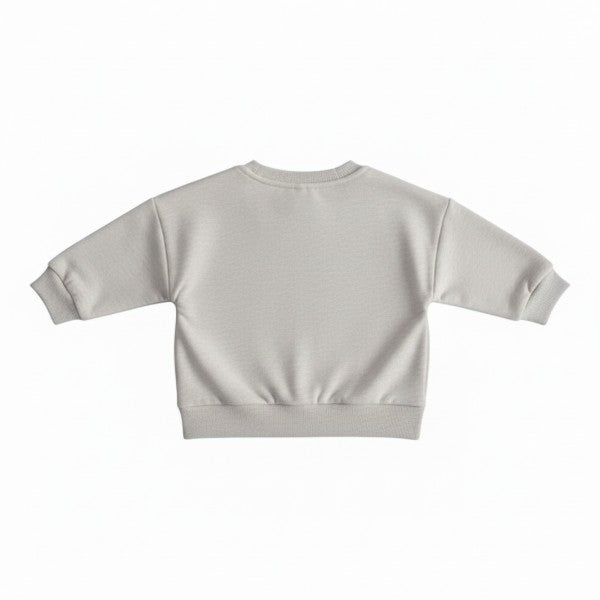 Polerón Algodón Gris Marca Colloky 6-9 M Estado Casi tiki