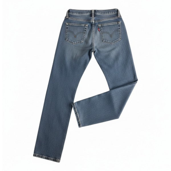 Jeans Mezclilla Azul Marca Otra 6 A Estado Casi tiki