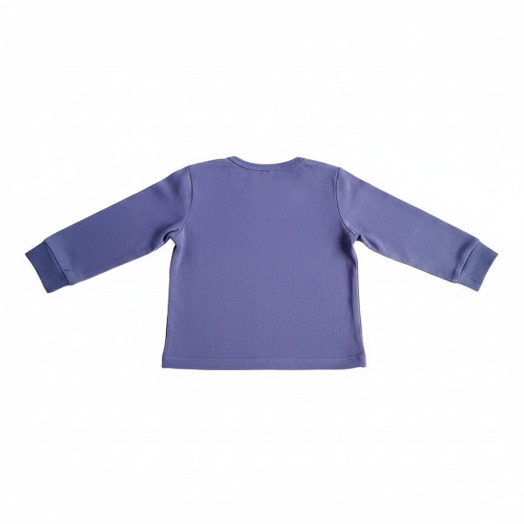 Polera manga larga Micropolar Morado Marca All basics 18 M Estado Casi tiki