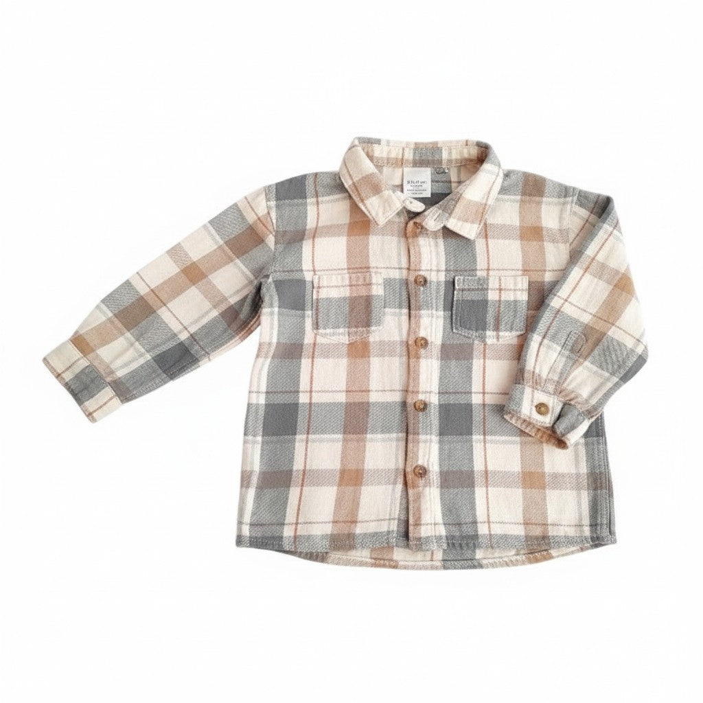 Camisa Tela cuadrillé Marca Hym 18 M Estado Casi tiki