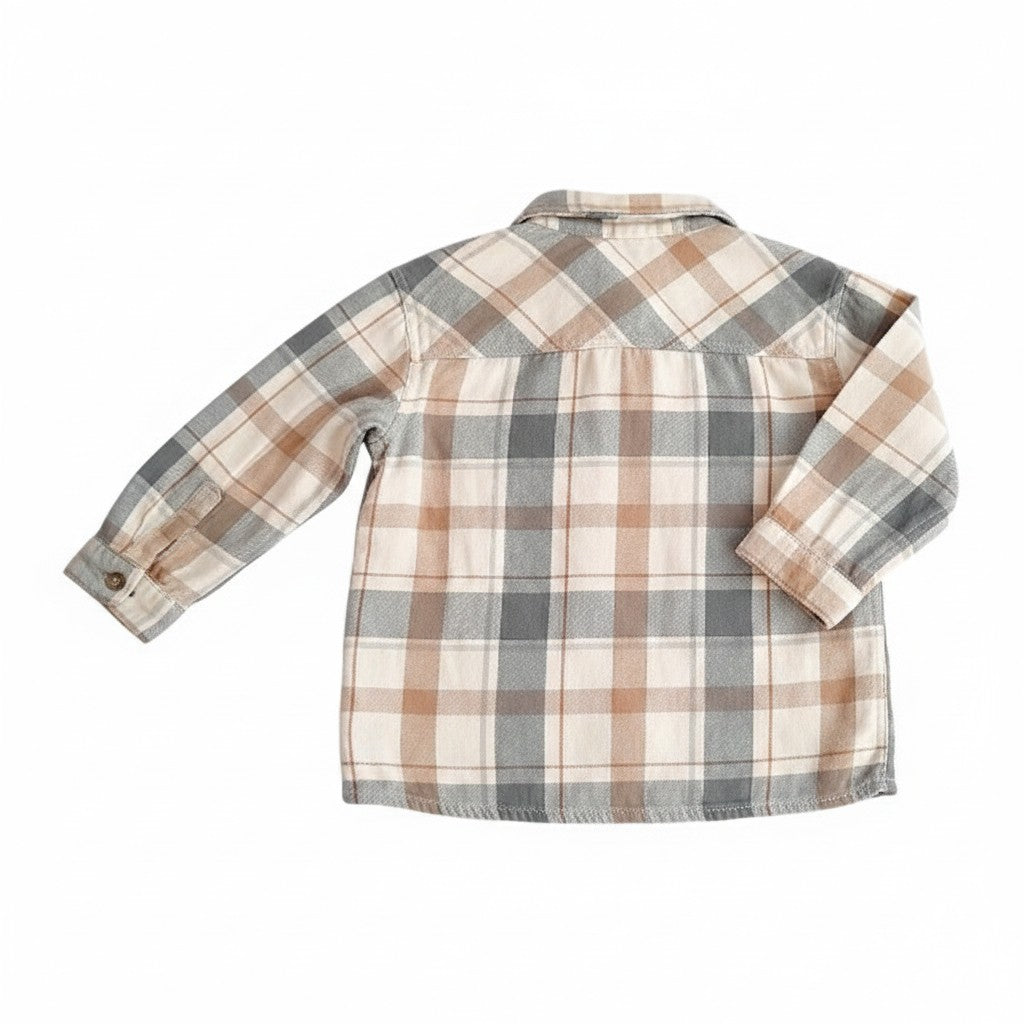 Camisa Tela cuadrillé Marca Hym 18 M Estado Casi tiki