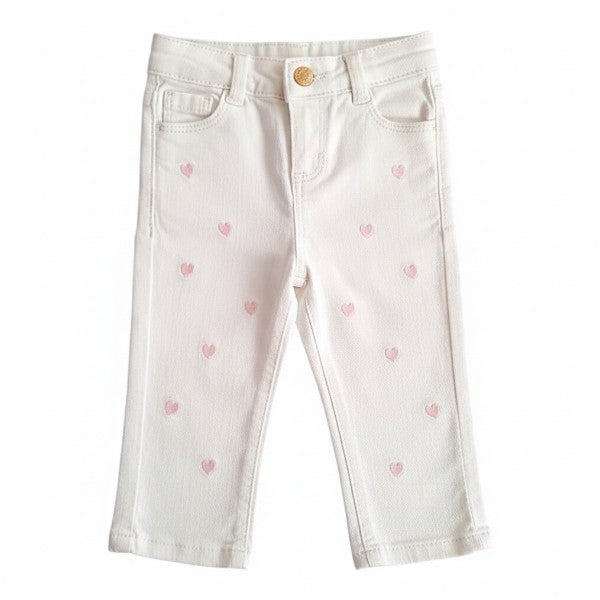 Pantalón Mezclilla Blanco Marca Otra 6 M Estado Casi tiki