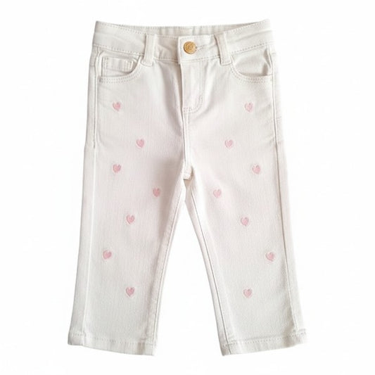 Pantalón Mezclilla Blanco Marca Otra 6 M Estado Casi tiki