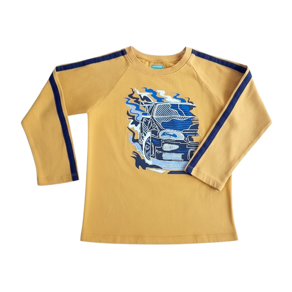 Polera manga larga Algodón Mostaza Marca Otra 5 A Estado Tiki taka