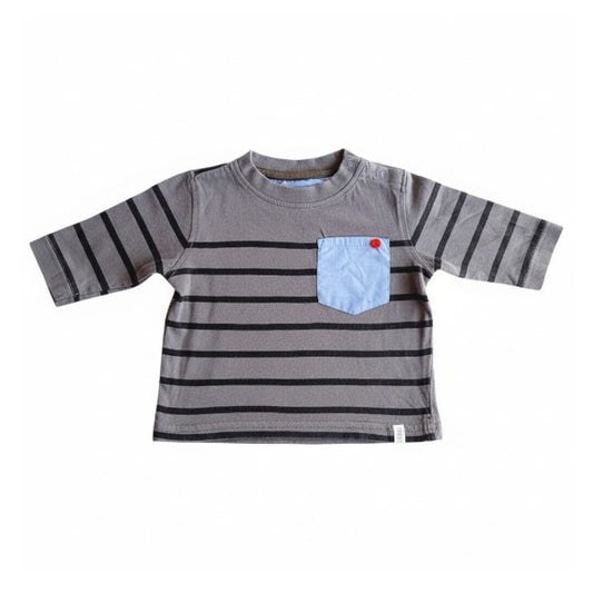 Polera manga larga Algodón Multicolor Marca Cherokee 9 M Estado Casi tiki