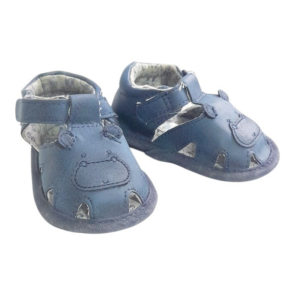 Sandalia blanda Tela Azul Marca Colloky 16 Estado Casi tiki