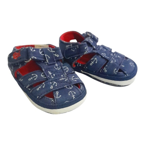 Sandalia blanda Tela Diseños Marca Opaline 17 Estado Tiki taka