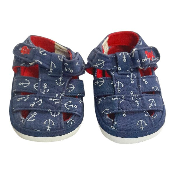 Sandalia blanda Tela Diseños Marca Opaline 17 Estado Tiki taka